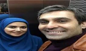 سلفی نیما رییسی به همراه کمند امیرسلیمانی در پشت صحنه سریال «دلدار»