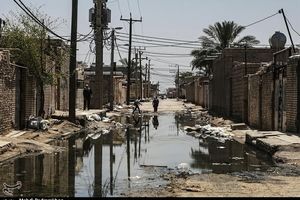 یک ماه از بحران سیلاب در خوزستان گذشت؛ عین ۲ غرق در آب+ تصویر