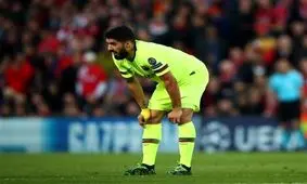 سوارس: بارسلونا مانند بچه‌ها دفاع کرد/ از هواداران عذر می‌خواهم