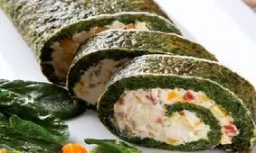 طرز تهیه رولت اسفناج فوق العاده خوشمزه