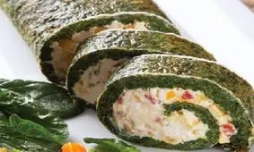 طرز تهیه رولت اسفناج فوق العاده خوشمزه