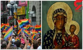 اقدام زشت زن لهستانی با تصویر مریم مقدس