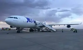 هواپیمای فرانسوی پس از رفع نقص، اصفهان را ترک کرد