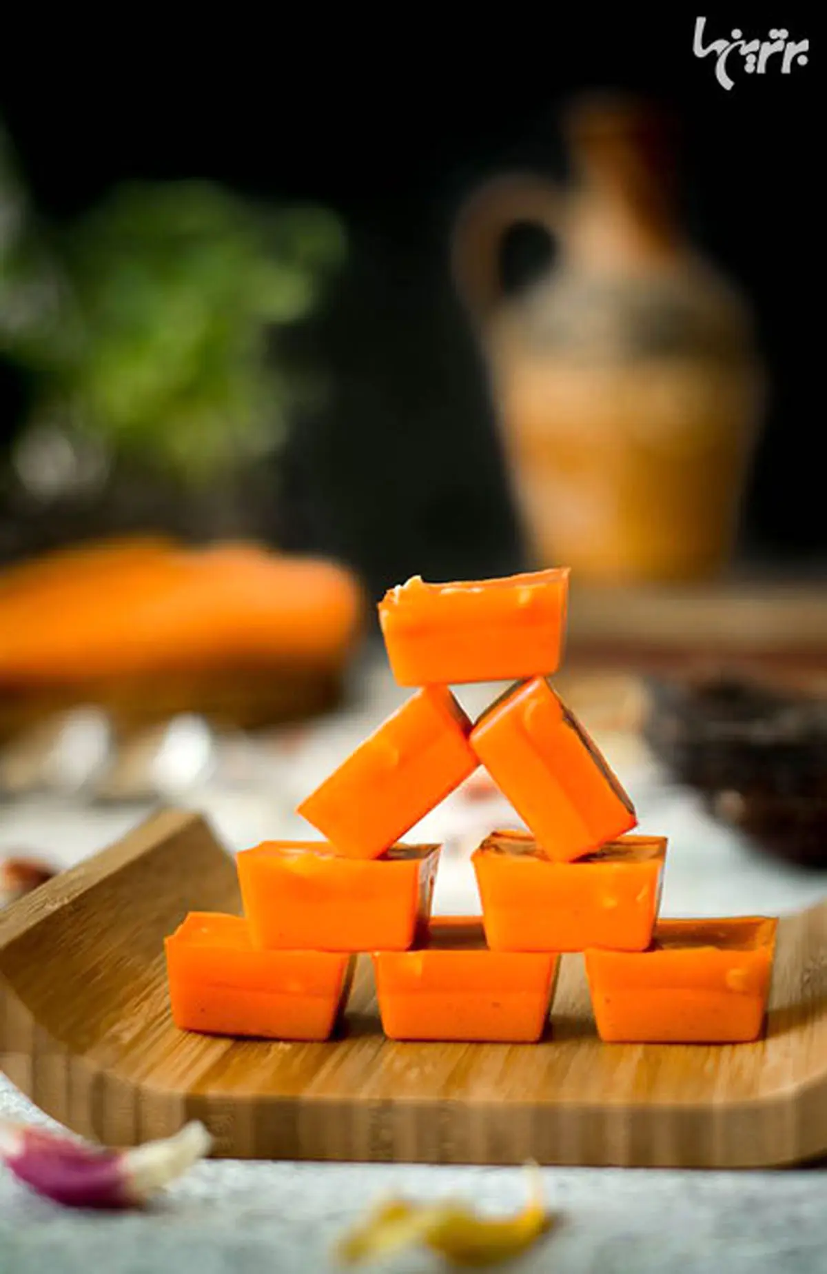 افطاری شب سوم ماه رمضان؛ حلوای هویج ژله‌ای