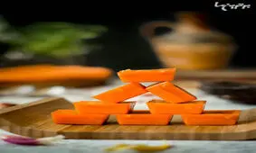 افطاری شب سوم ماه رمضان؛ حلوای هویج ژله‌ای
