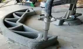 بتن ریزی با استفاده از چاپگر سه بعدی