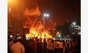 5 کشته در آتش سوزی فروشگاه لباس هندی
