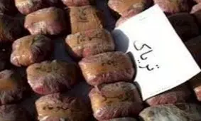 پژو پارس با 100 كيلو ترياك توقیف شد