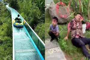 سقوط مرگبار گردشگران در پارک بازی سی چوان چین +فیلم