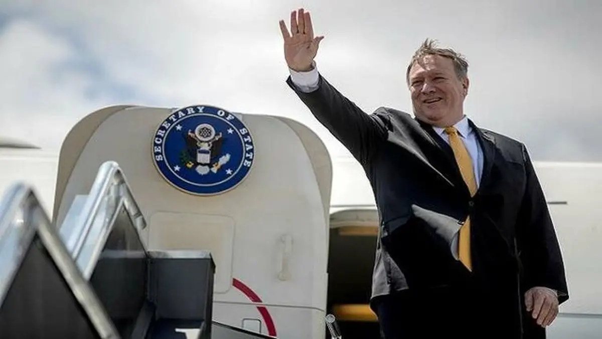 پامپئو وارد لندن شد