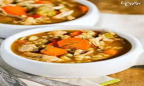 افطاری شب دوم ماه رمضان؛ سوپ جو هم با مرغ هم با گوشت