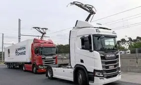 بزرگراه الکتریکی برای کامیون ها آزمایش شد