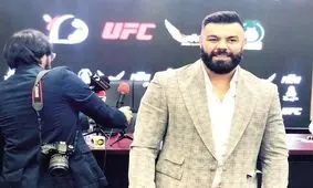 علی اکبری: قراردادم با UFC کاملاً قانونی است