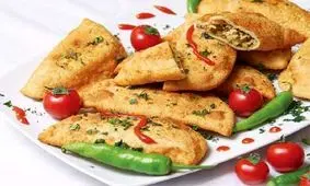 طرز تهیه بورک برنج و مرغ