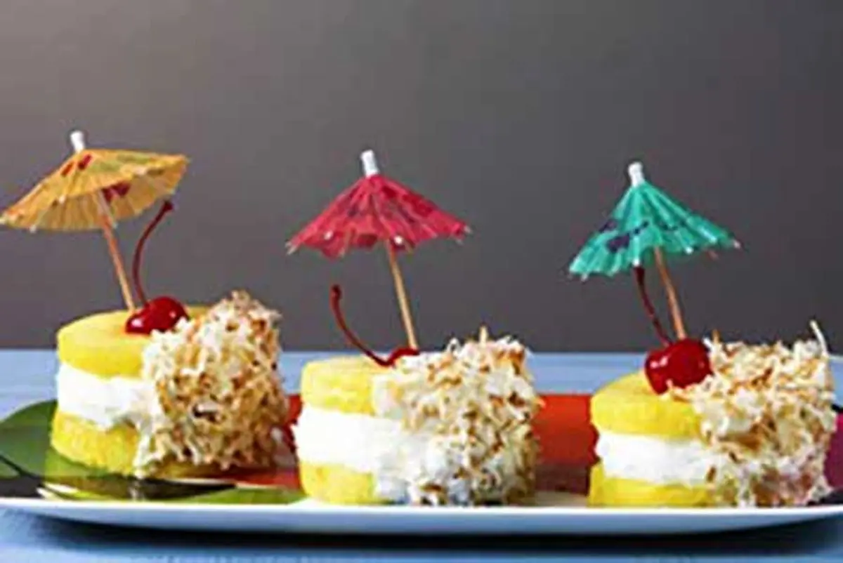 طرز تهیه دسر بستنی آناناس