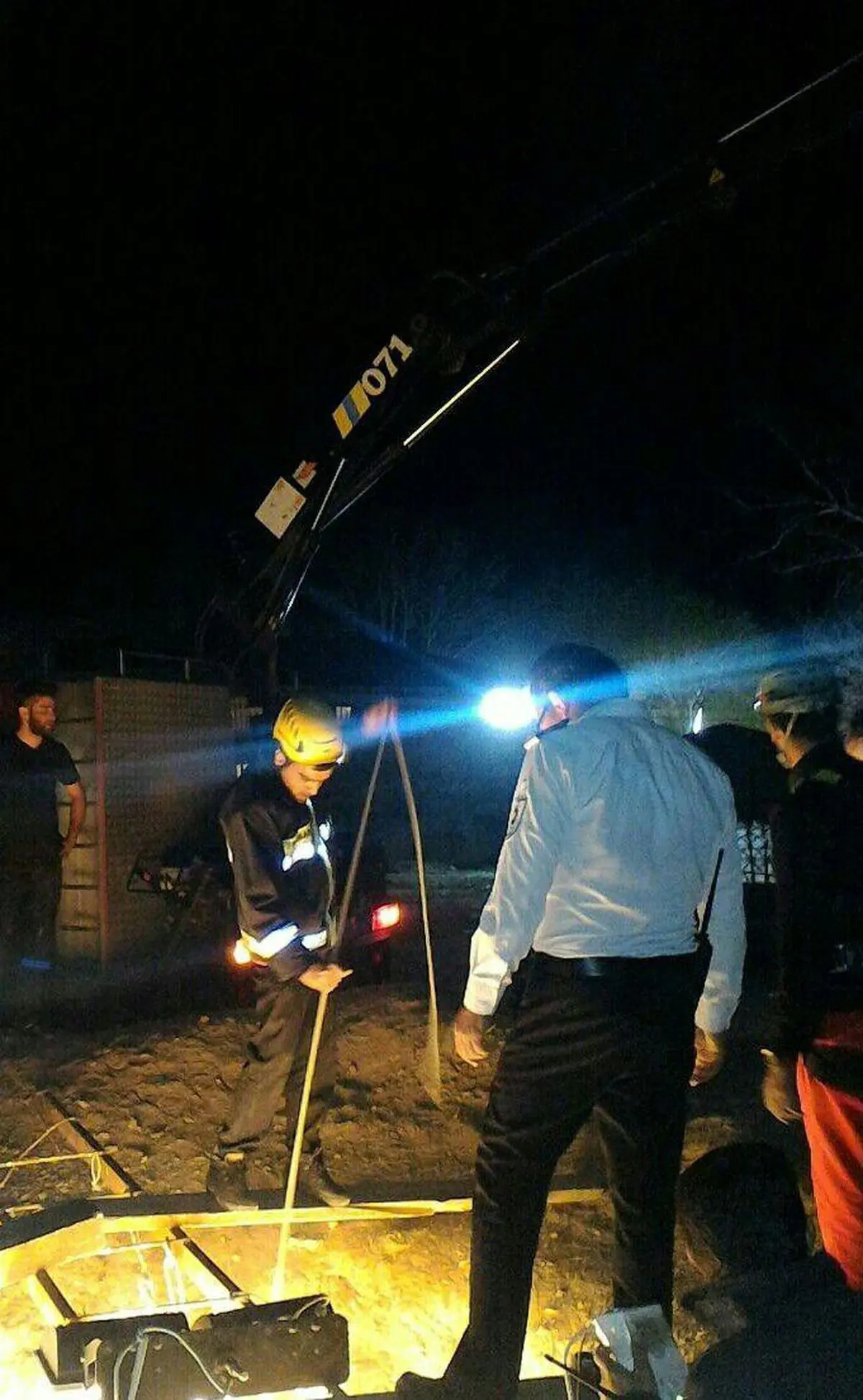 سقوط جوان 20 ساله در چاه