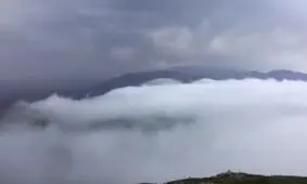 تصاویری زیبا از دریایی از ابرها