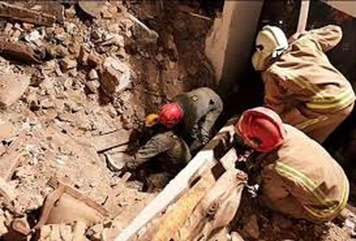 ریزش آوار و فوت مرد 75 سال