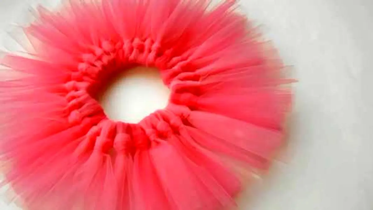 آموزش درست کردن دامن توتو بدون دوخت