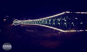 تصویری زیبا از پل سبز (یاشیل کورپوسی) در تبریز