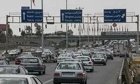 ترافیک نیمه سنگین در آزادراه کرج-تهران/ کمربندی دهلران مسدود است