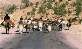 کوچ عشاير در کوهرنگ + فیلم