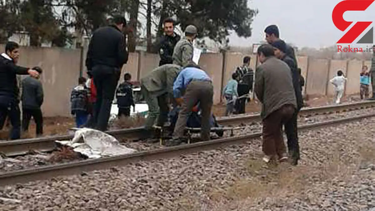 مرد زنجانی زیر قطار له شد!