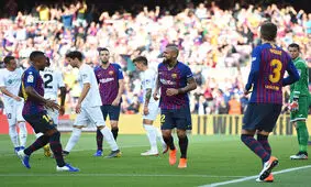 بارسلونا 2 - 0 ختافه؛ پیروزی بی دردسر