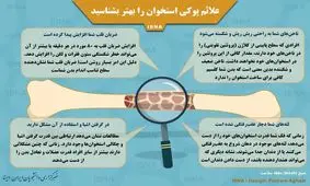 علائم پوکی استخوان را بهتر بشناسید + اینفوگرافیک