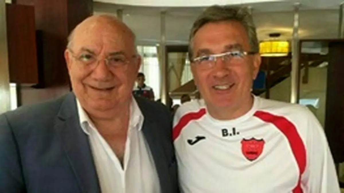 تصویری از مهمان ویژه برانکو در تمرین پرسپولیس!