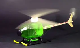 چگونه با وسایل ساده یک بالگرد بسازیم؟ +فیلم