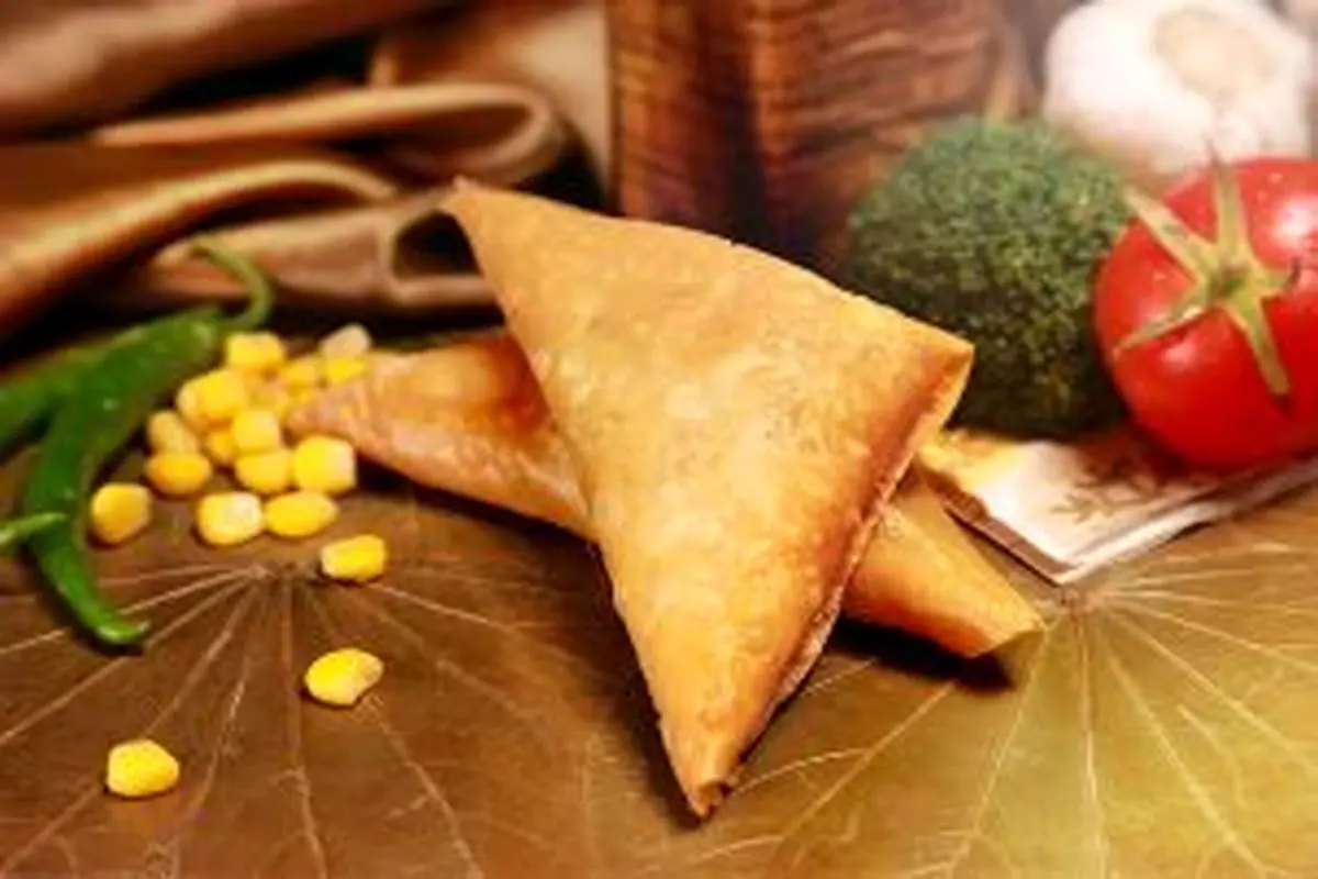 برای شام امشب تان سمبوسه سبزیجات درست کنید