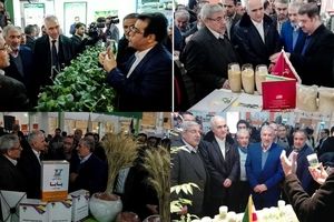 وزیر اقتصاد جمهوری آذربایجان از نمایشگاه توانمندی‌های آذربایجان غربی بازدید کرد