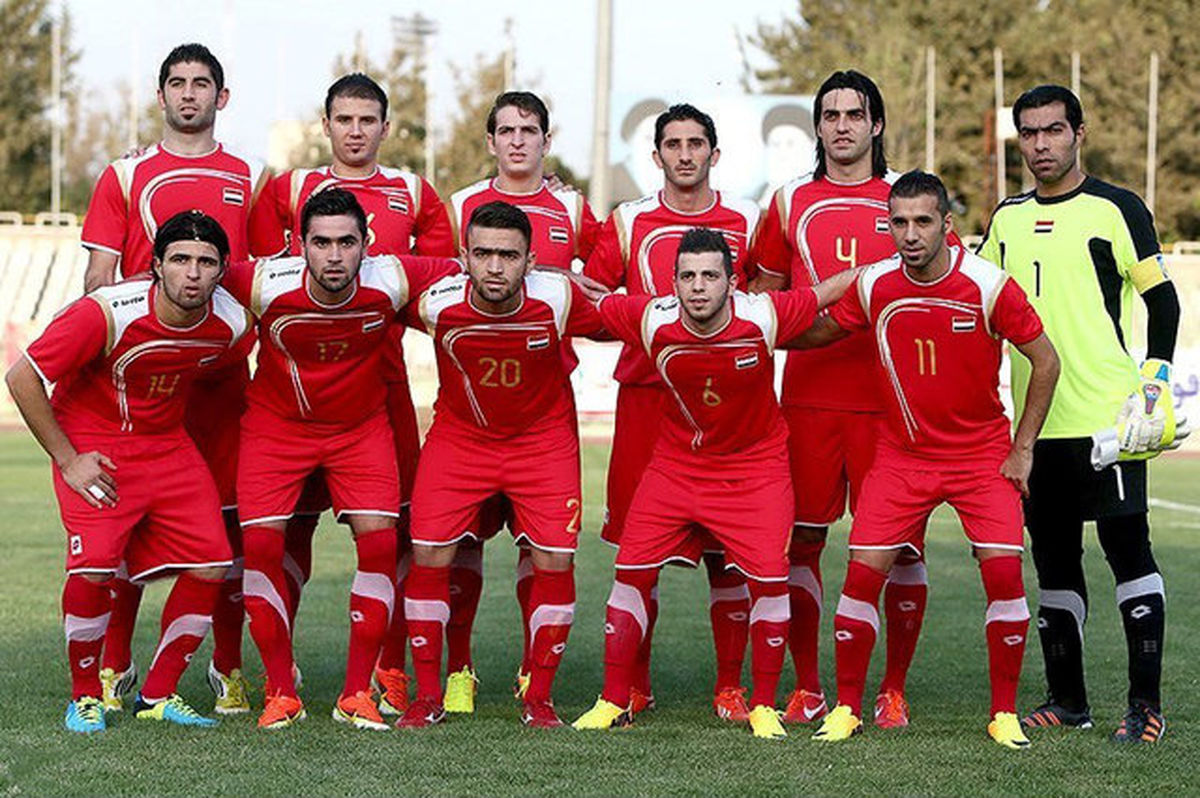 اعلام فهرست تیم ملی فوتبال سوریه برای دیدار دوستانه با ایران