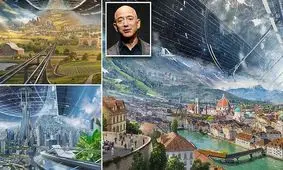 جزئیات طرح بلندپروازانه جف بزوس برای ساخت سکونتگاه در فضا منتشر شد+تصاویر