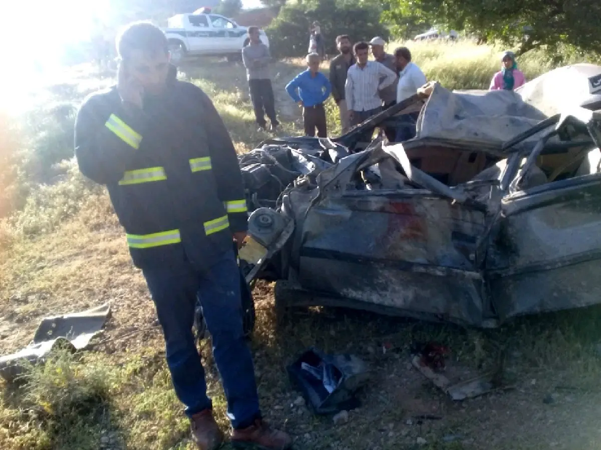 کشته شدن دو نفر در حادثه رانندگی جاده یاسوج به اصفهان