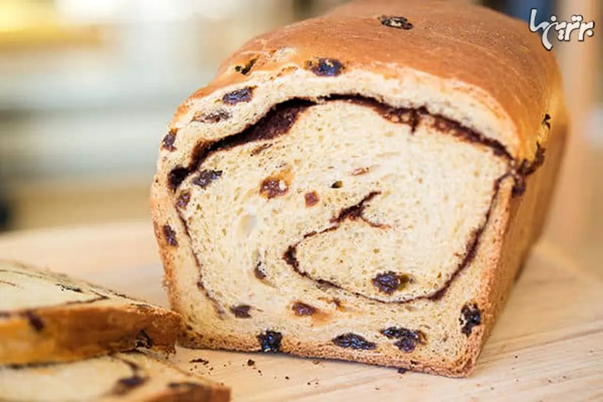 نان کشمش و دارچین برای دوستداران کشمش + دستور تهیه