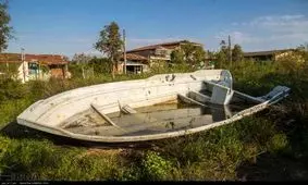 تصاویری دیدنی از جزیره‌ای متروکه در گلستان