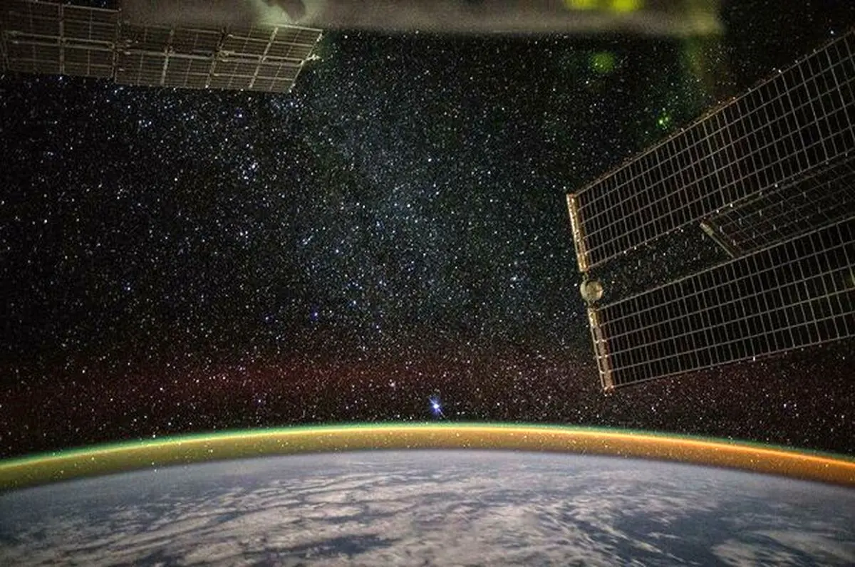 اقیانوس هند از منظر دوربین ایستگاه فضایی بین‌المللی