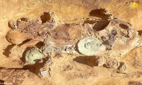 (تصاویر) کشف اسکلت ۲۰۰۰ ساله شاهزاده ایرانی