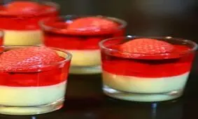 طرز تهیه دسر کاسترد ژله