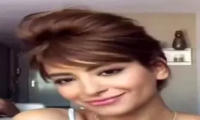 بدون کوتاهی موهای جلوی سرتو چتری کنید