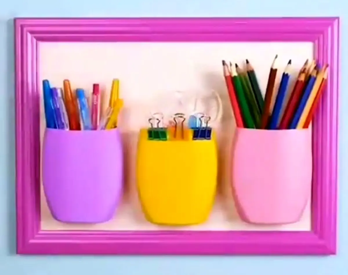 خلاقیت با ظروف پلاستیکی