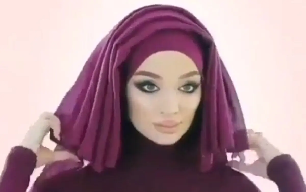 آموزش بستن شال