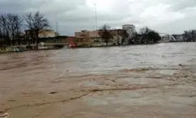 سیل وحشتناک در روستای تاتار بجنورد + فیلم