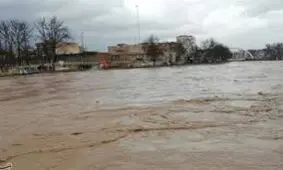 سیل وحشتناک در روستای تاتار بجنورد + فیلم