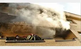 پرتاب مادر و پسری براثر انفجار به بیرون ساختمان در اردبیل