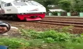 مسابقه جذاب و دیدنی مرغ و قطار