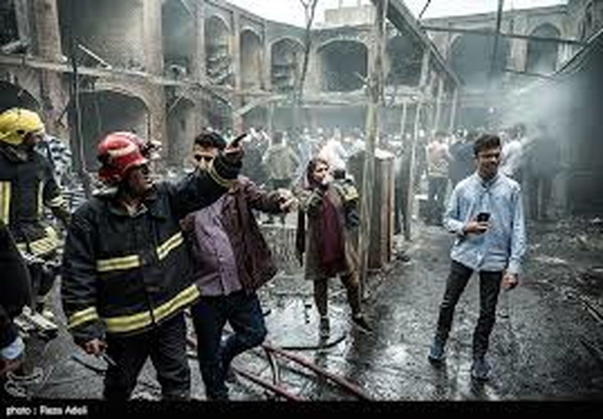 تکذیب خبر عمدی بودن آتشسوزی بازار تبریز