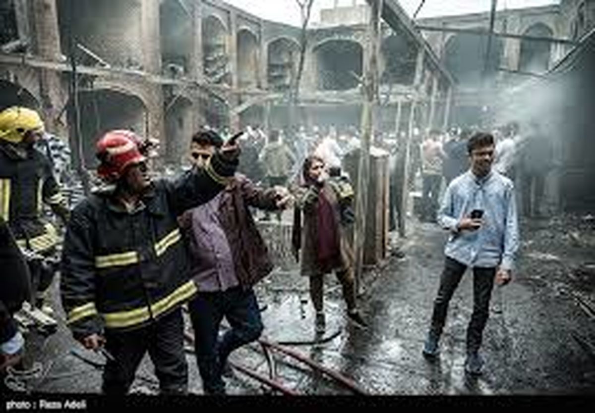 تکذیب خبر عمدی بودن آتش‌سوزی بازار تبریز